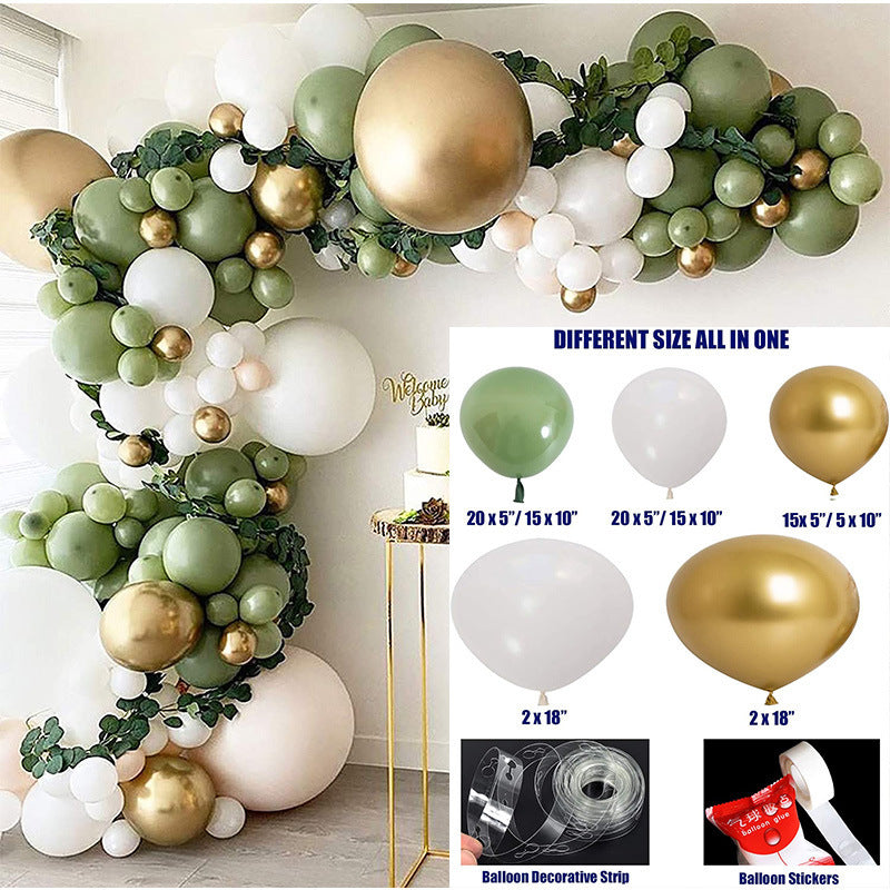Morandi Color Balloon Decoration Birthday Party Supplies