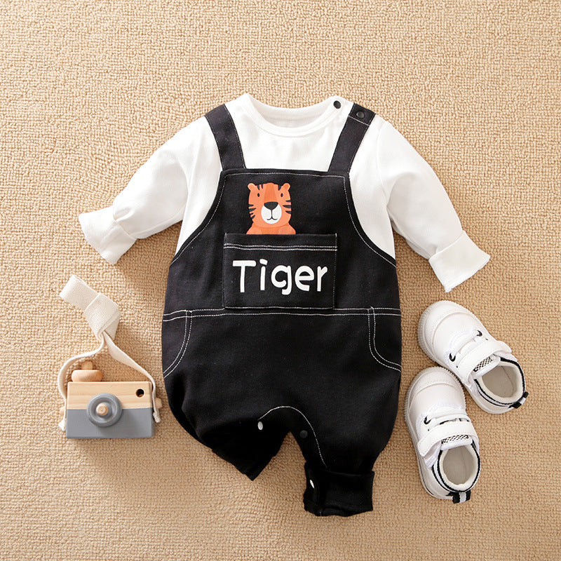 Baby Casual Jumpsuit Fake Two Pieces Jumpsuit