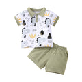 Boy's Little Dinosaur Cotton Set