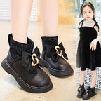 Girls' Padded Cotton Boots