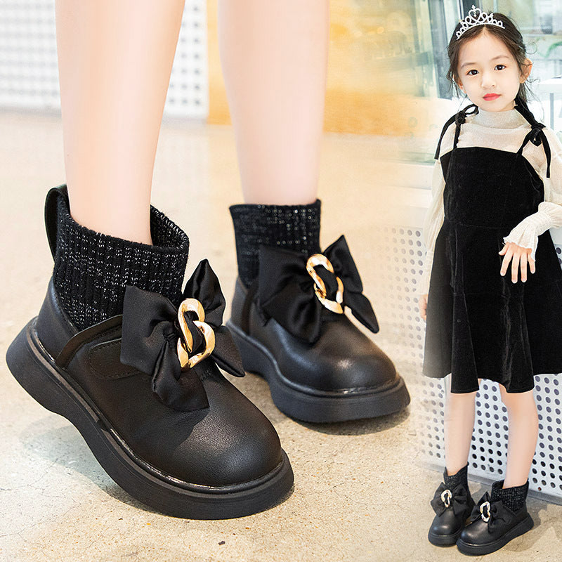Girls' Padded Cotton Boots