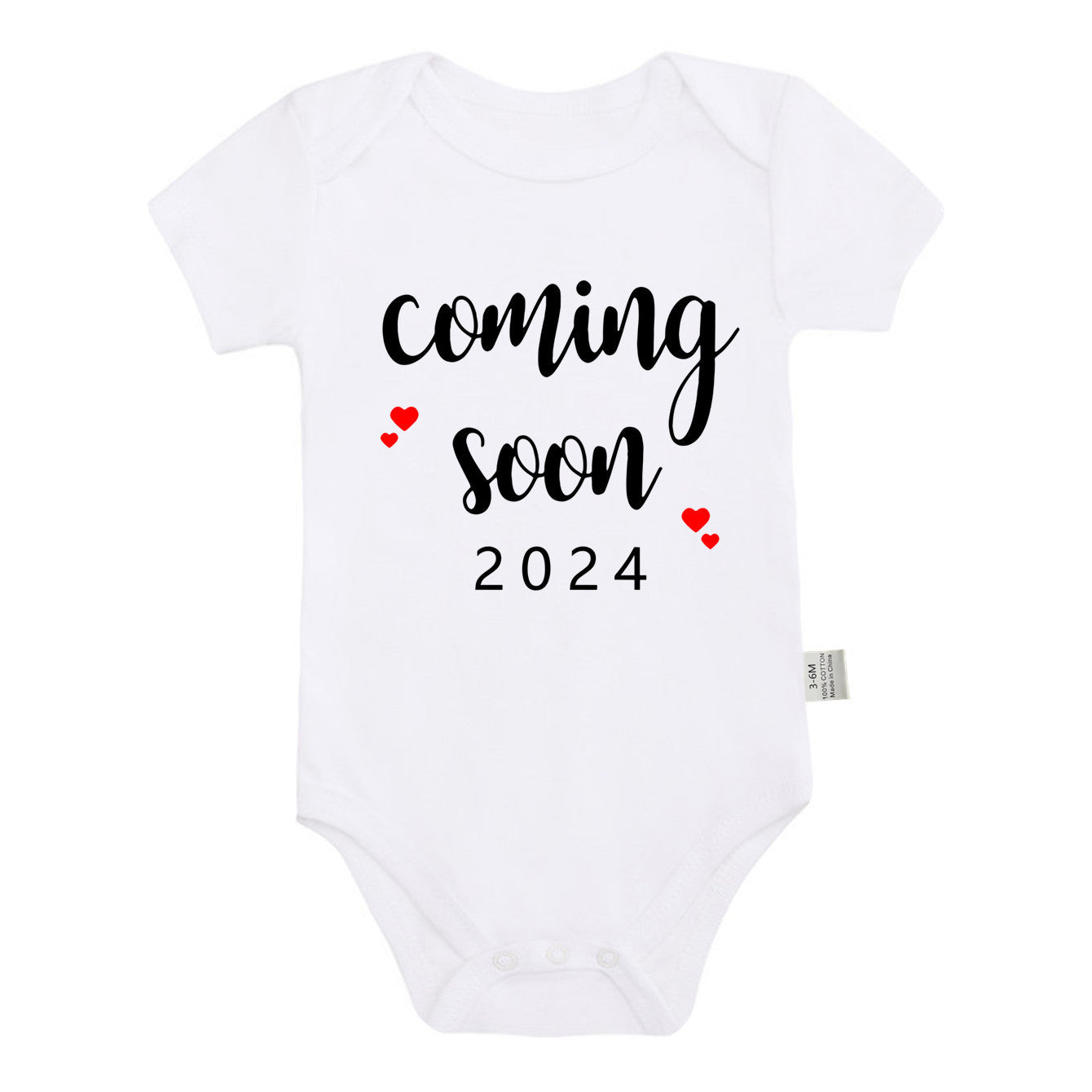 Announced Pregnancy 2024 Newborn Baby Onesie Pure Cotton Boy & Girl