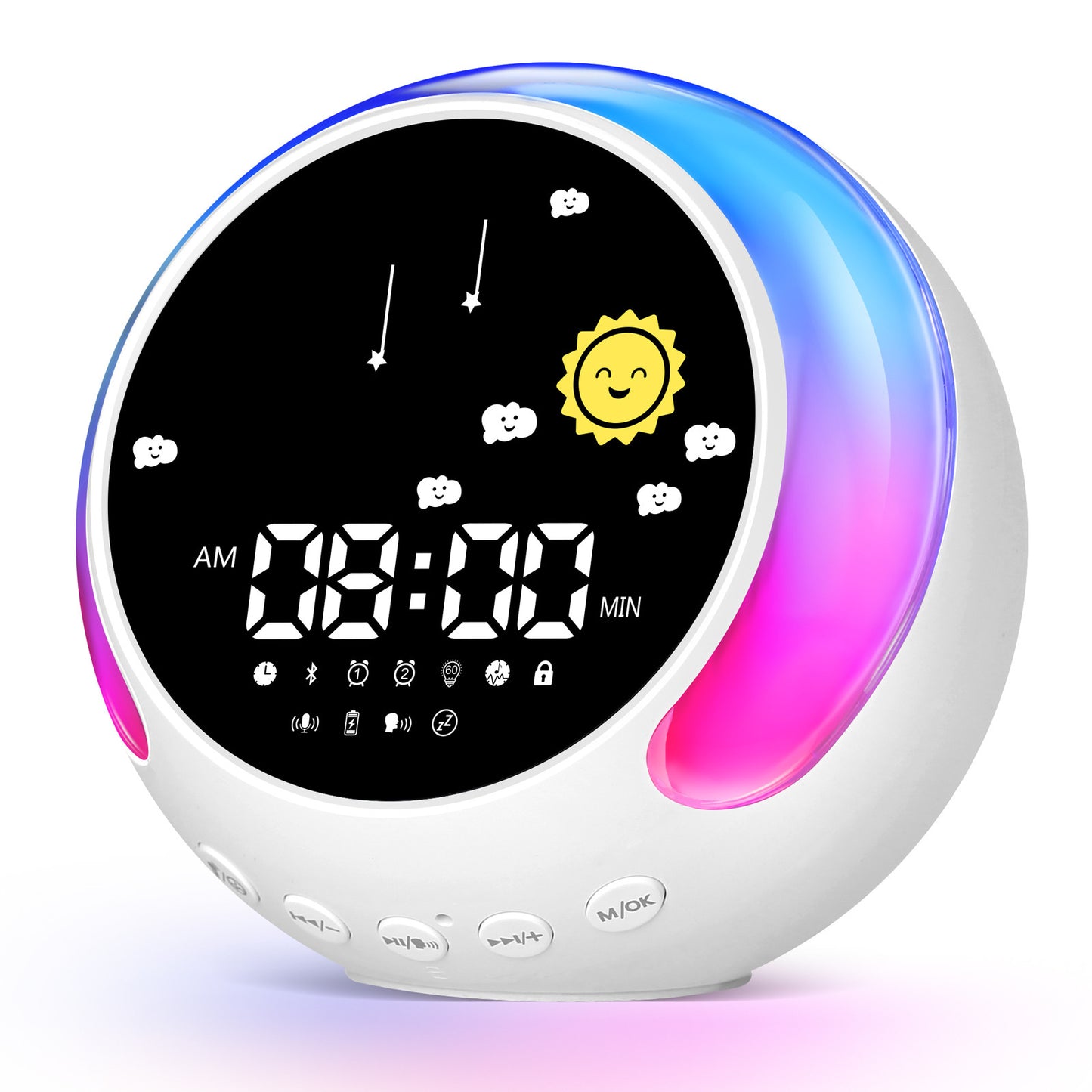 Children's Alarm Clock Bluetooth Speaker