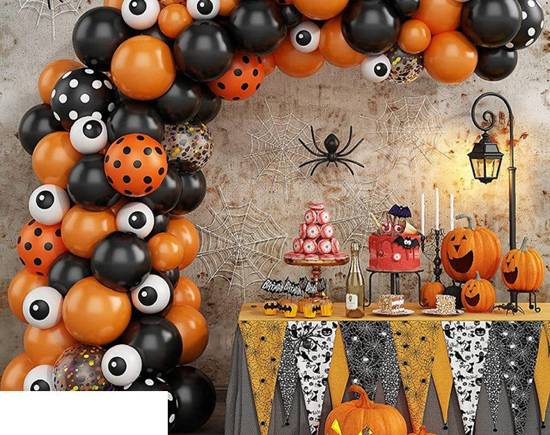 Halloween Party Decor Latex Balloons Set, Multiple Kits to Choose From