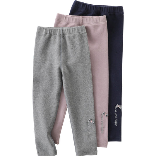 Girls' Leggings In Cotton Outer Wear