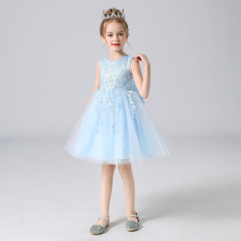 Girls' Formal Dress, Fashionable Party Princess Dress, Multiple Colors To Choose From