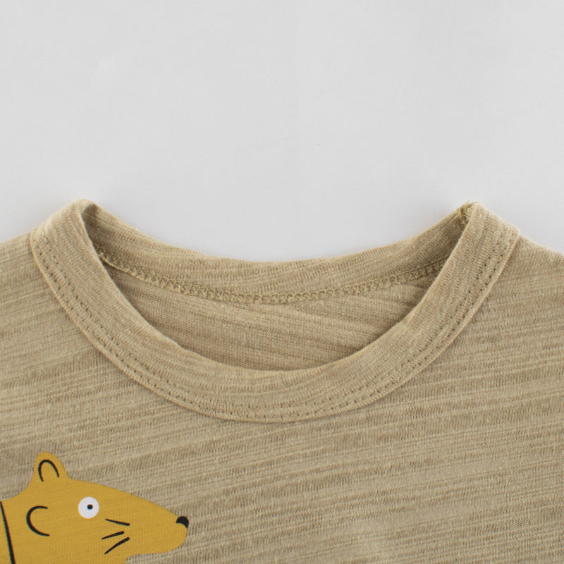 Boys' Long Sleeve Animal T-shirt