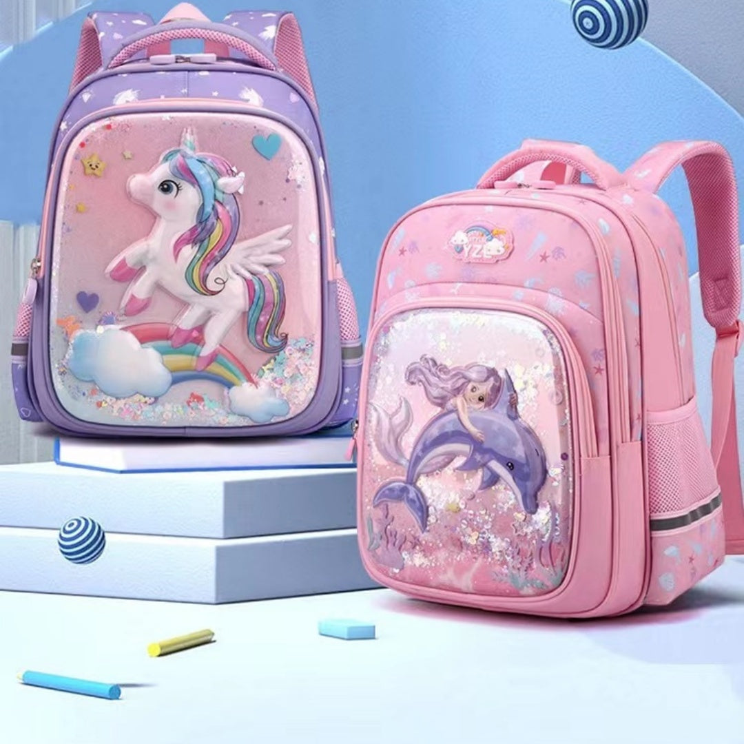 Waterproof Mermaid Children's Backpack