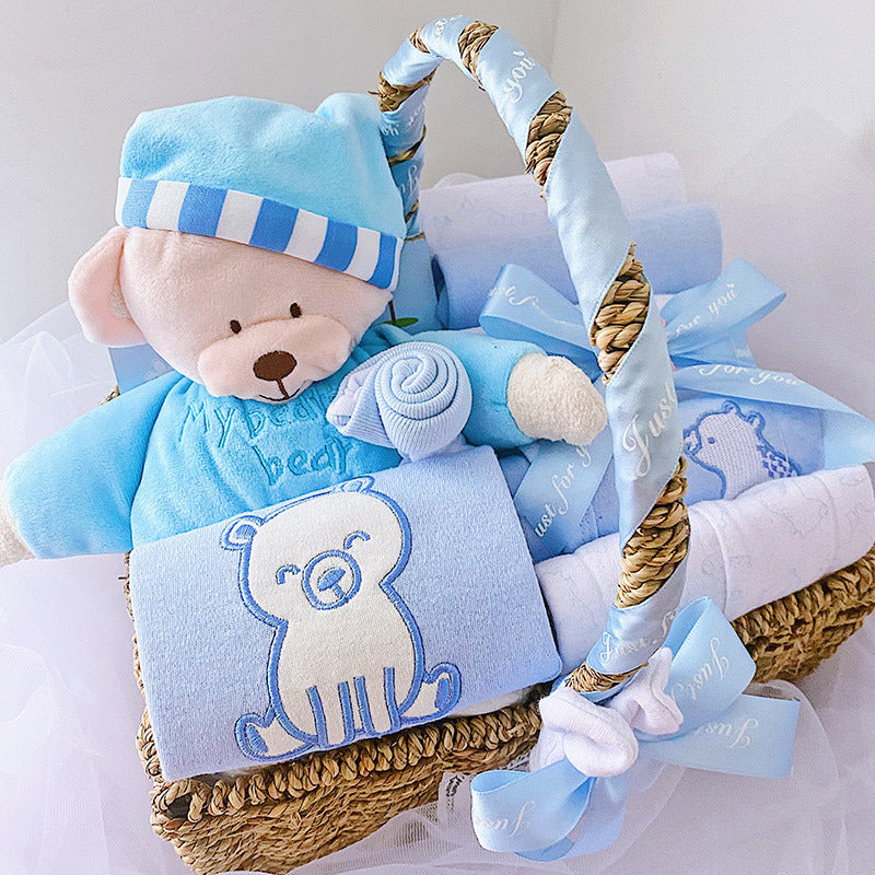 Newborn Baby Boy Clothes Set Gift Box Fall And Winter