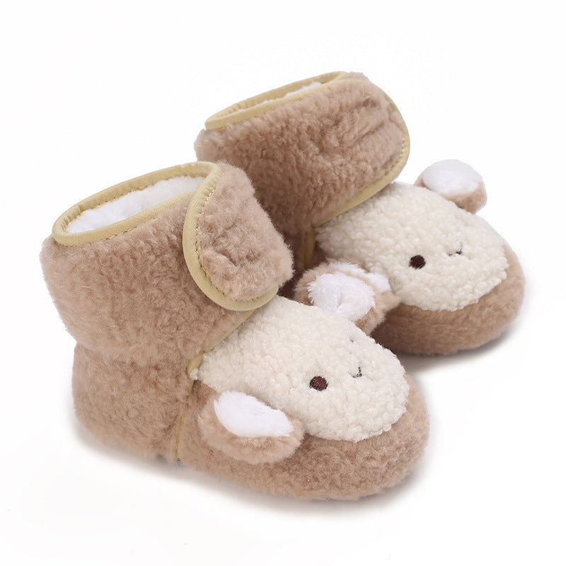 Baby Non-slip Cartoon Cotton Slippers