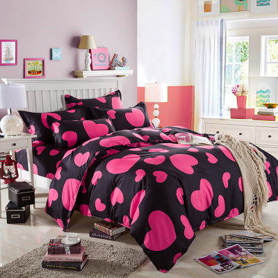 Girl's Three-piece Duvet Cover Bedding Sets, Multiple Styles To Choose From