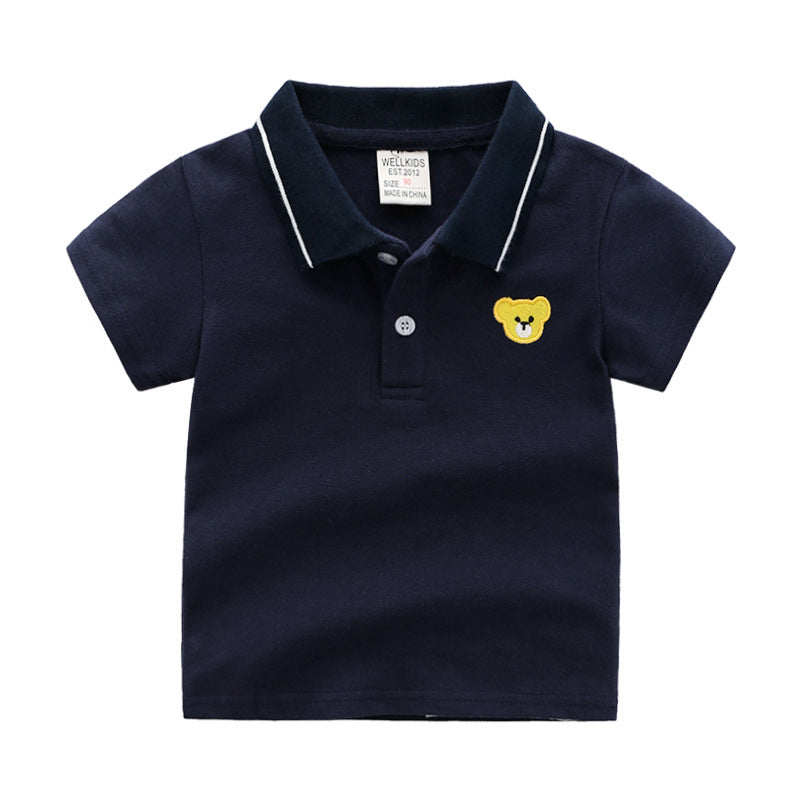 Cartoon Children's Shirt, Short Sleeve POLO Shirt