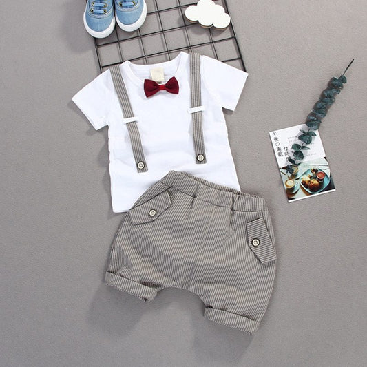 Summer Boys' Grey Gentleman Outfit