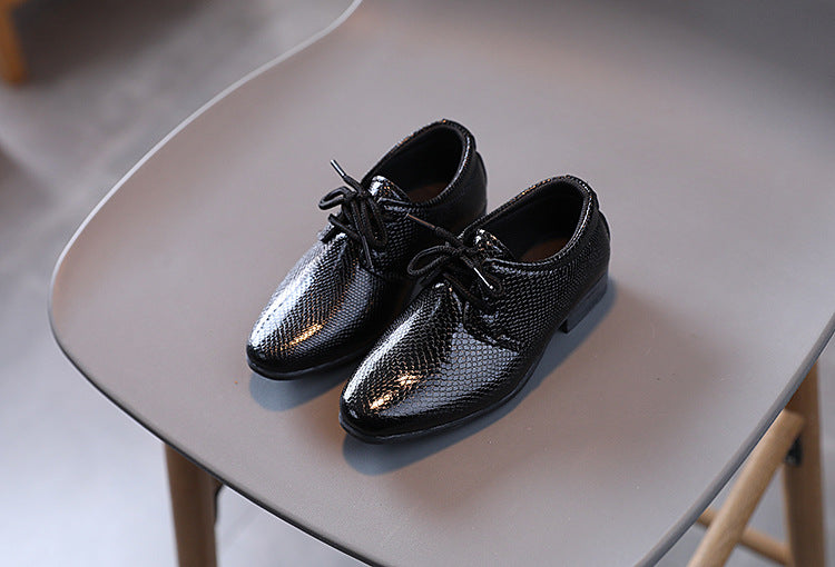 New British Style Lace-up Boys' Dress Shoes, Dance Shoes