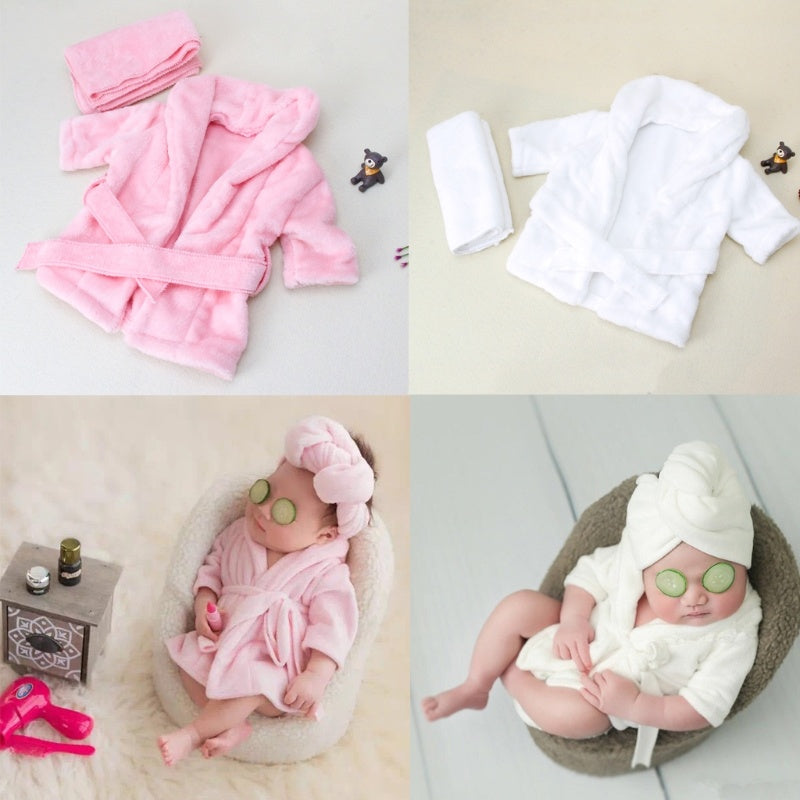 Newborn Bathrobe Photography Outfit