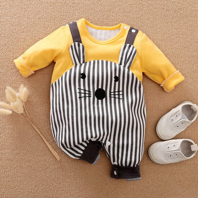 Baby Casual Jumpsuit Fake Two Pieces Jumpsuit