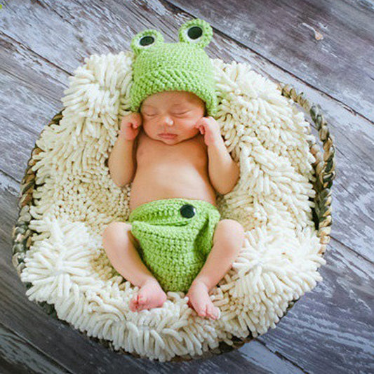 Photo Studio Newborn Baby Photography Frog Outfit