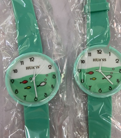 Children's Watch For Girls & Boys, Color Silicone Strap Fashion Quartz Watch