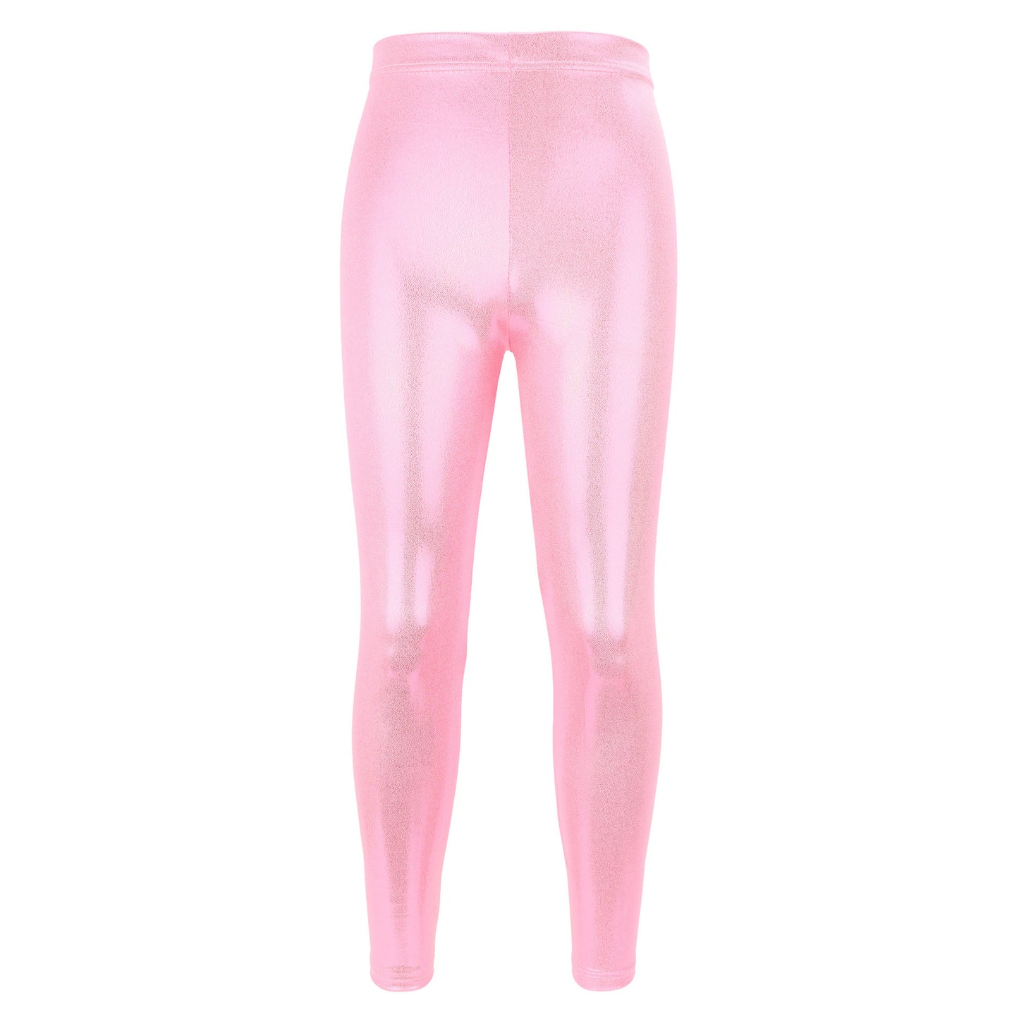 Bright Bronzing Children's Dance High Elastic Breathable Yoga Pants