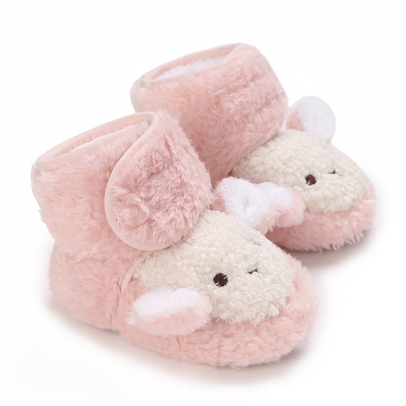 Baby Non-slip Cartoon Cotton Slippers