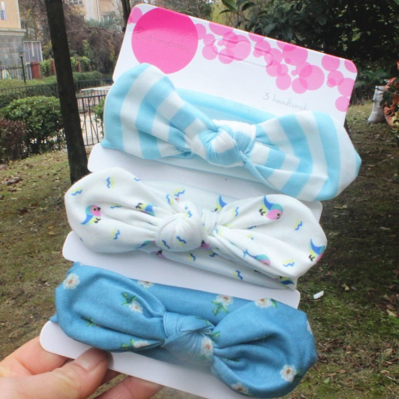 Children's Printed Headband 3pc Set