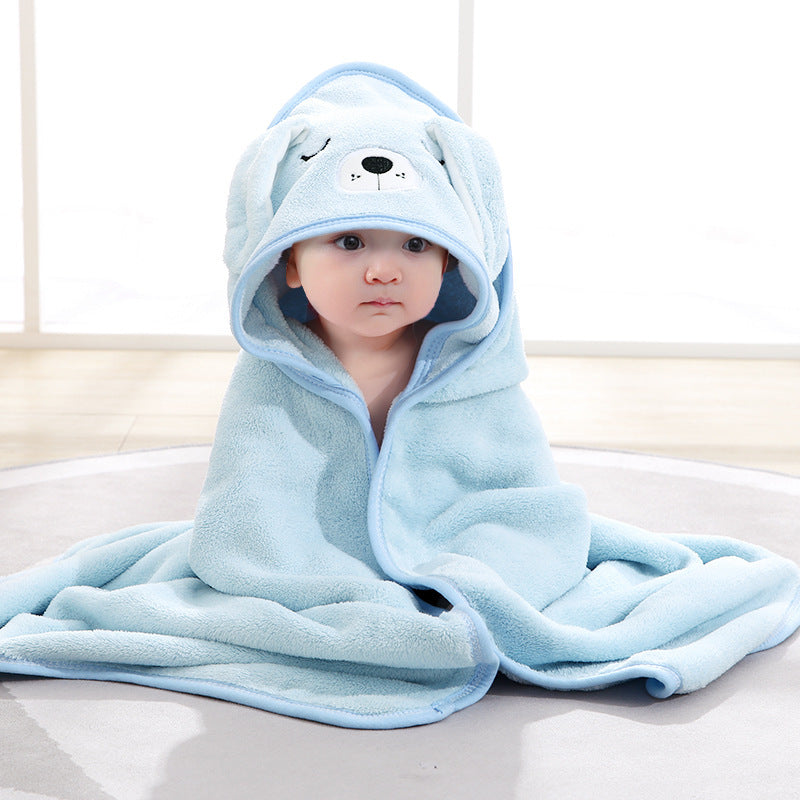 Baby Animal Swaddling Hooded Blanket