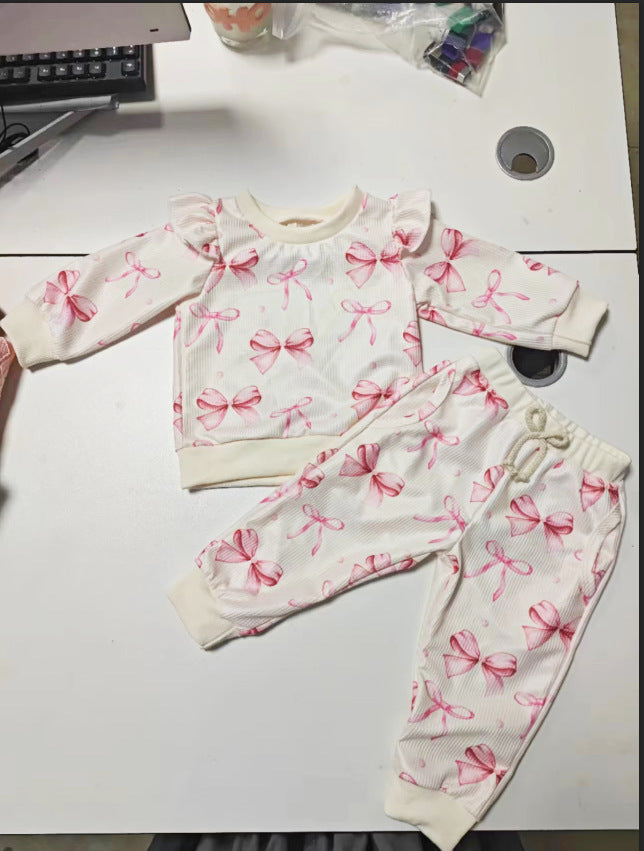 Baby Girls' Butterfly Print 2 PC Outfit