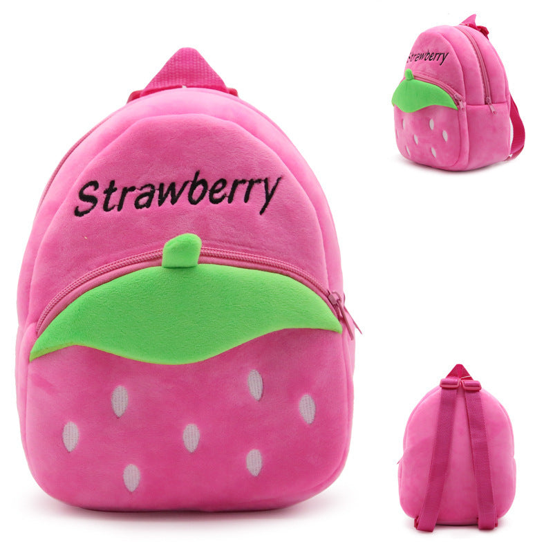Animal Plush Toy School Bag Backpack