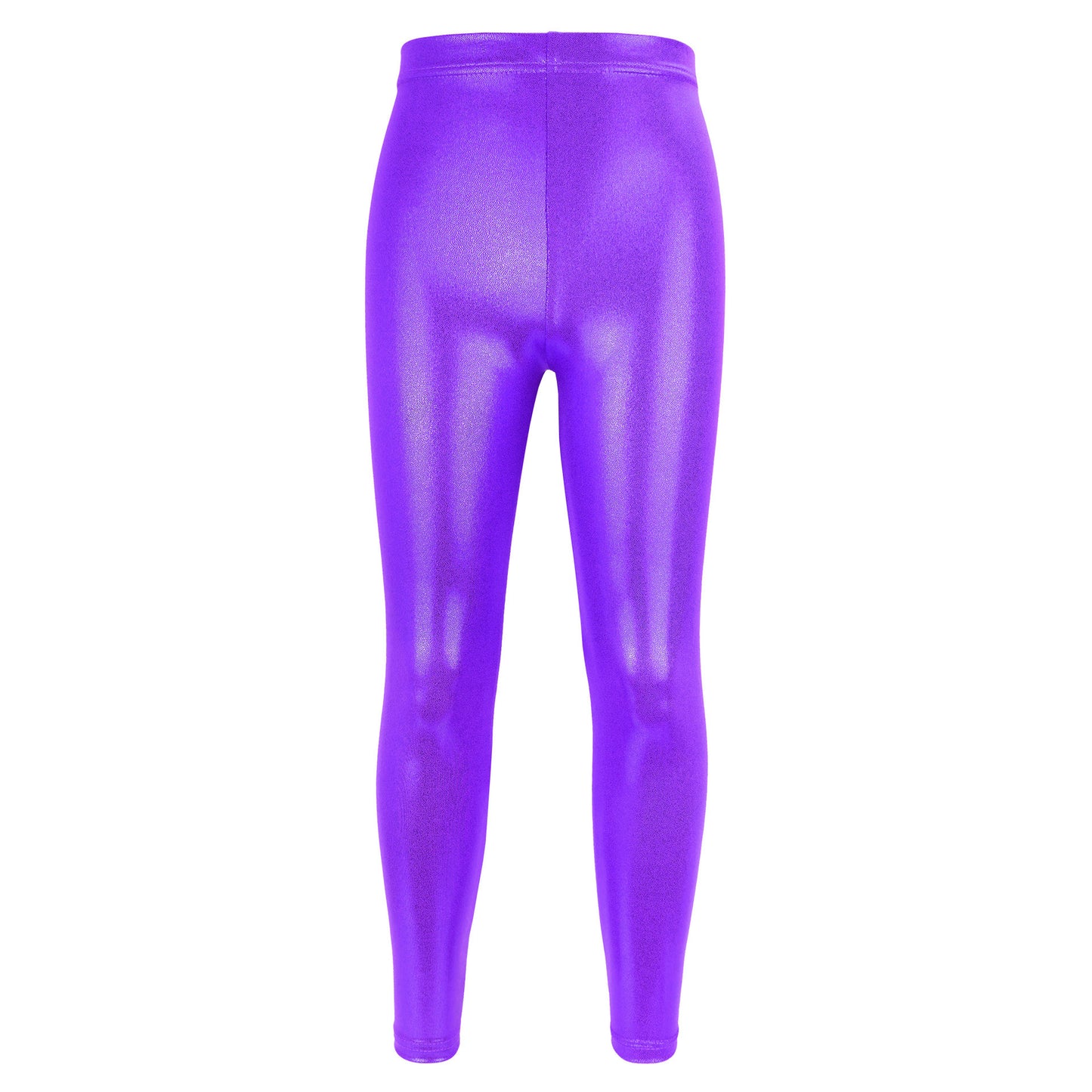 Bright Bronzing Children's Dance High Elastic Breathable Yoga Pants