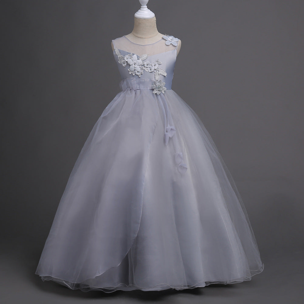 Children's Full Dress, Girls' Princess Dress, Formal Dress