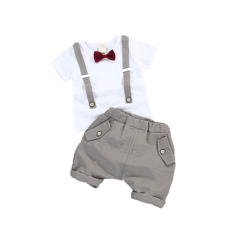 Summer Boys' Grey Gentleman Outfit