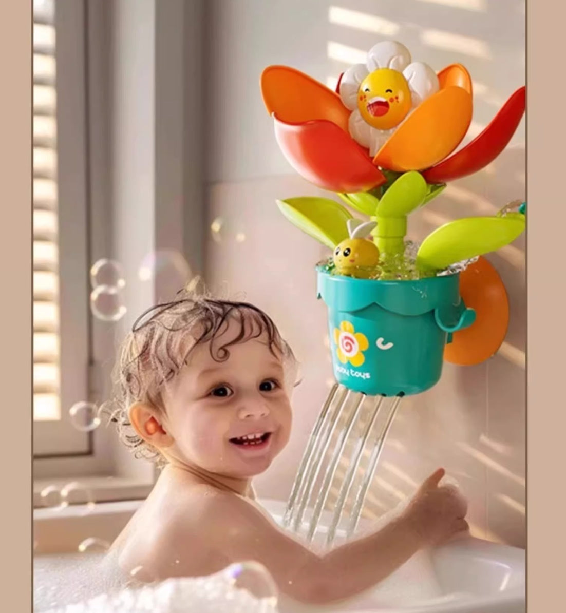 Baby Bath Toys, Flowers & Watering Can