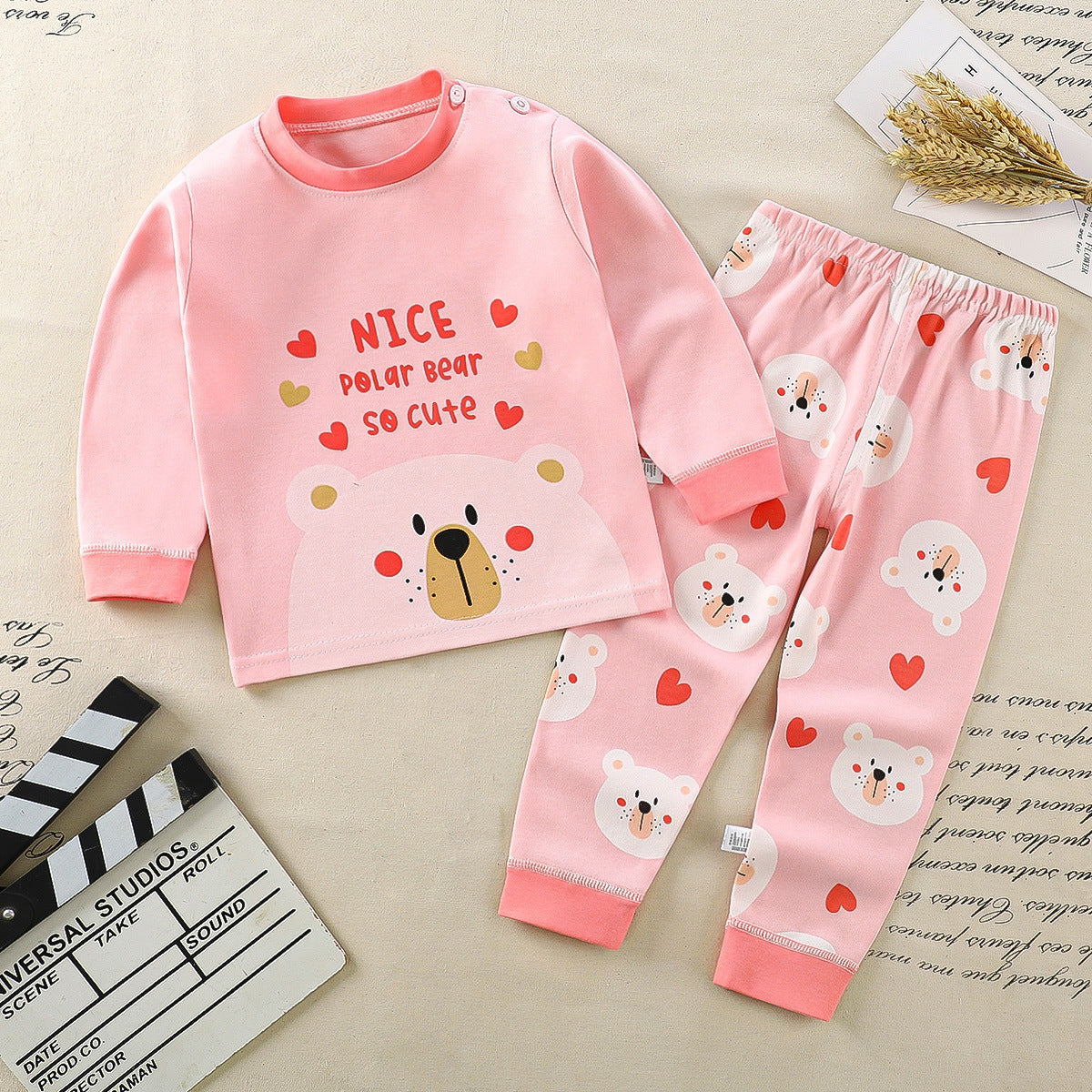 Children's Pure Cotton Pajamas