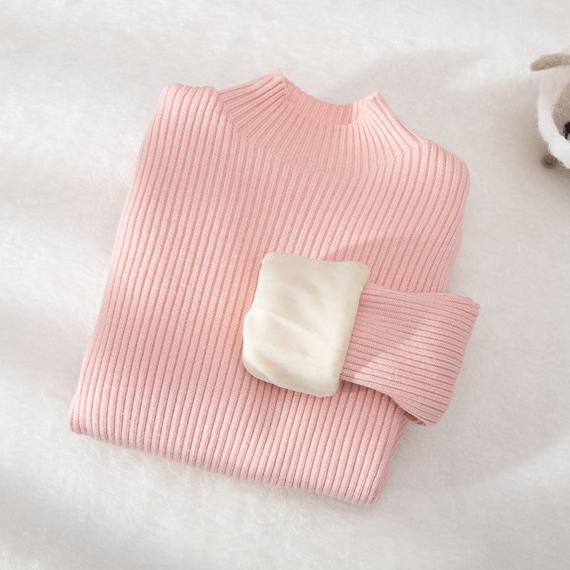 Children's Mock Neck Sweater Knitwear Top