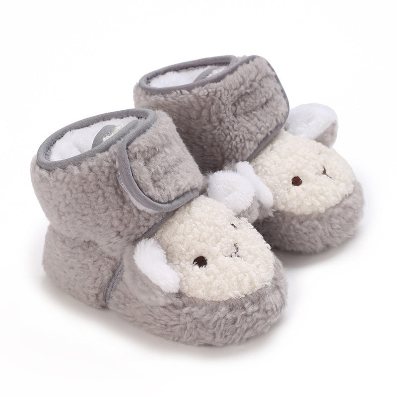 Baby Non-slip Cartoon Cotton Slippers