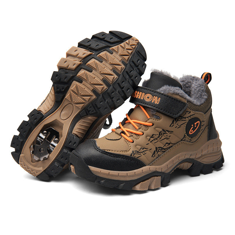 Boys' Large Cotton Hiking Shoes