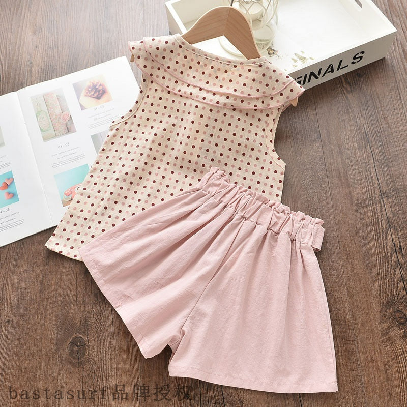 Chiffon Sling 2pc Suit, Cool Girl Suit, Children's Summer Outfits, Multiple Styles