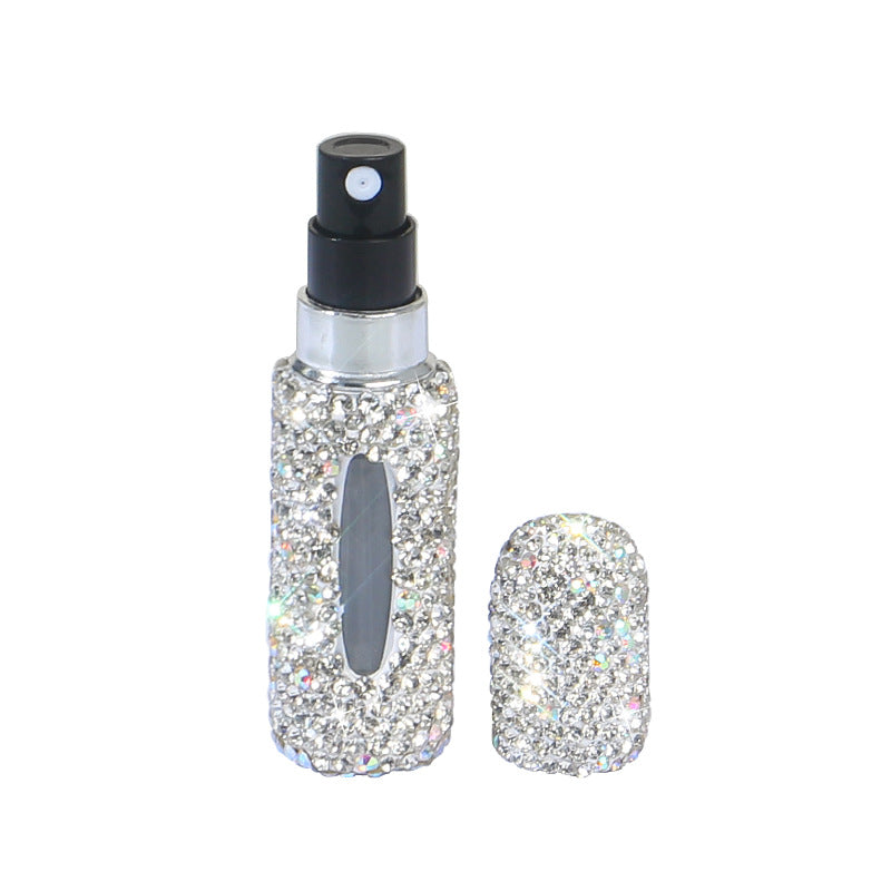 Mom's Gift Idea, 5ml Diamond Perfume Sub-bottles Bottom Charging Bottle