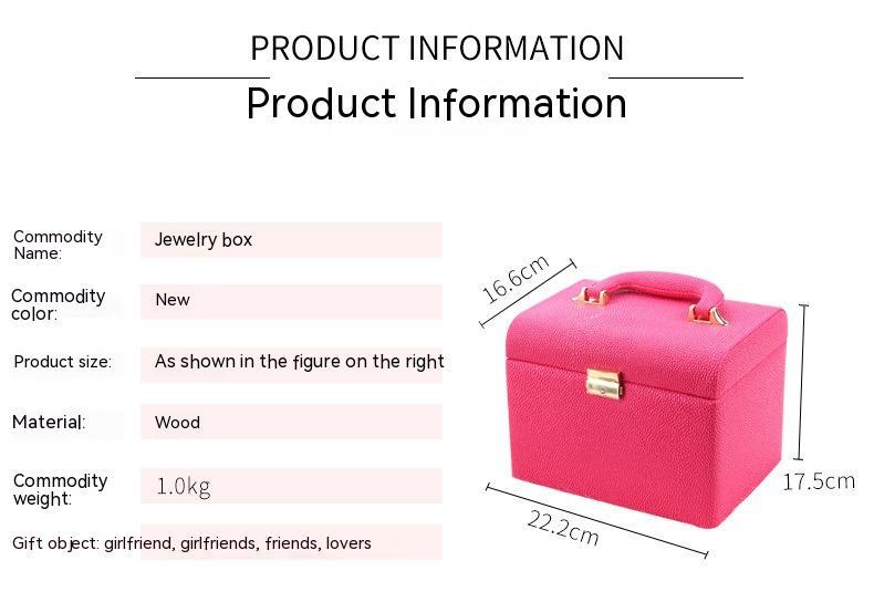 Waterproof Portable Cosmetics Storage Box, Gift For Mom