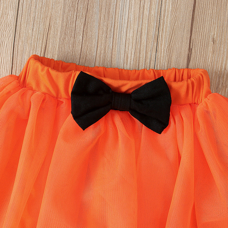 Baby Girls' Halloween Onesie & Mesh Skirt 2pc Set