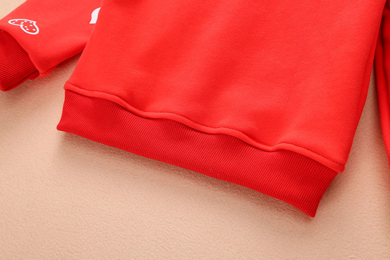 Girls' Double Layer Fleece Sweater