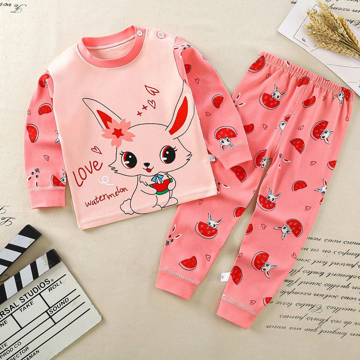 Children's Pure Cotton Pajamas