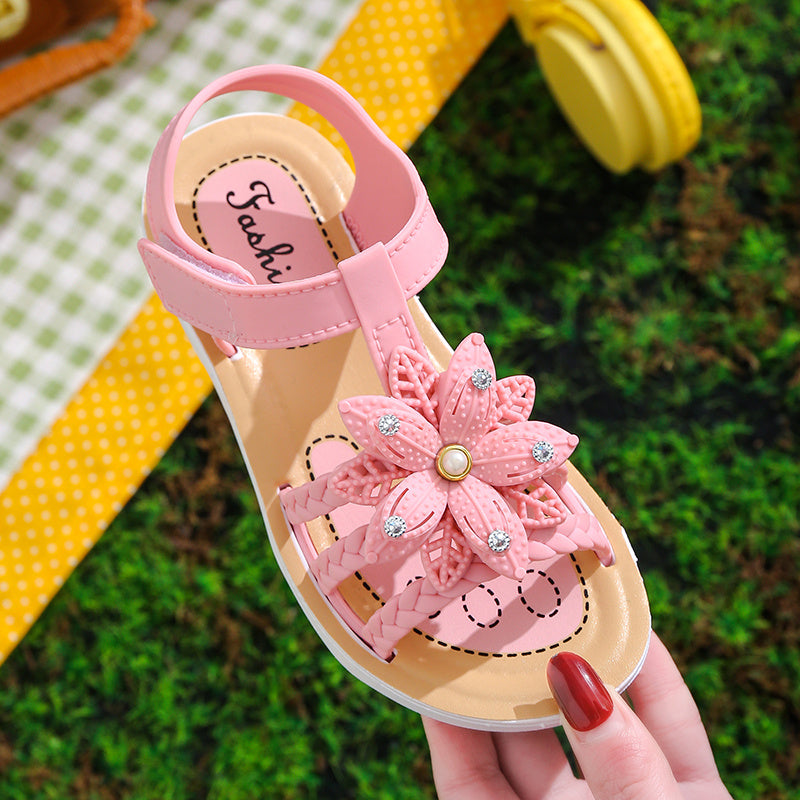 Girls' New Style Fashion Soft Bottom Sandals