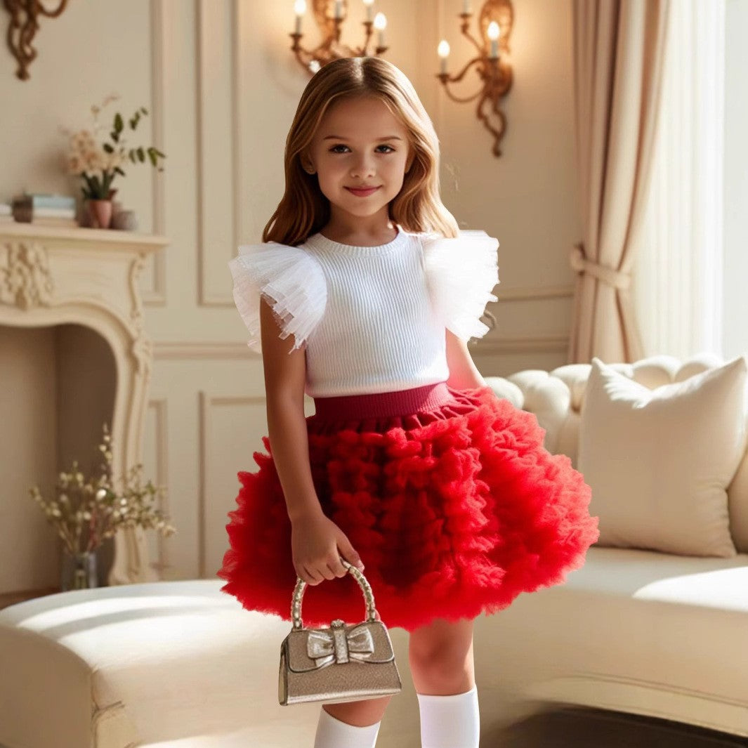 Girls Skirt 2PC Spring Set