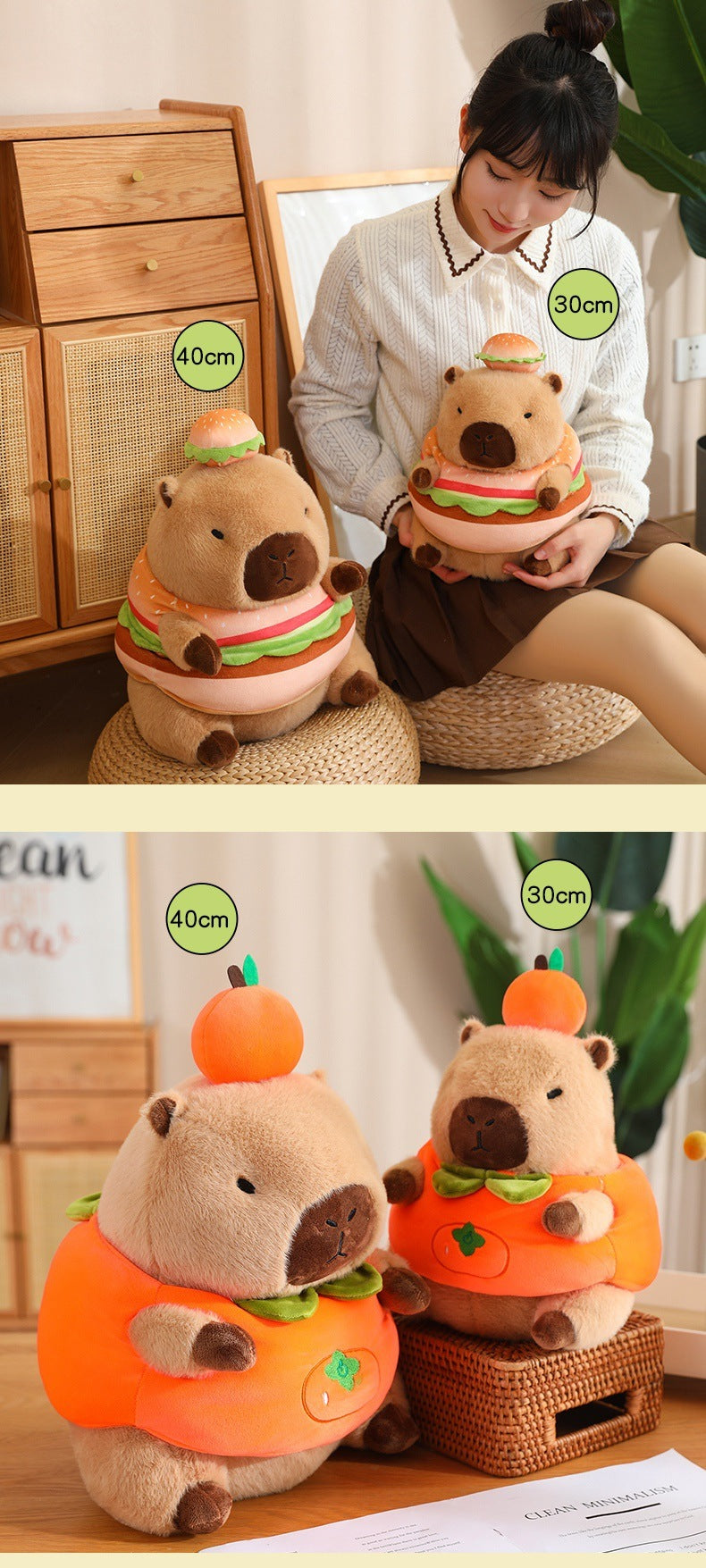 Capabala Doll Transformation Capybara Plush Toy