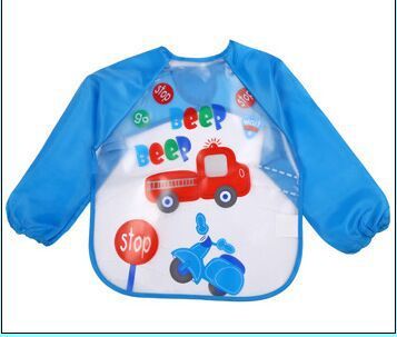 Long Sleeve Kids Waterproof Painting Apron, Children's Bib