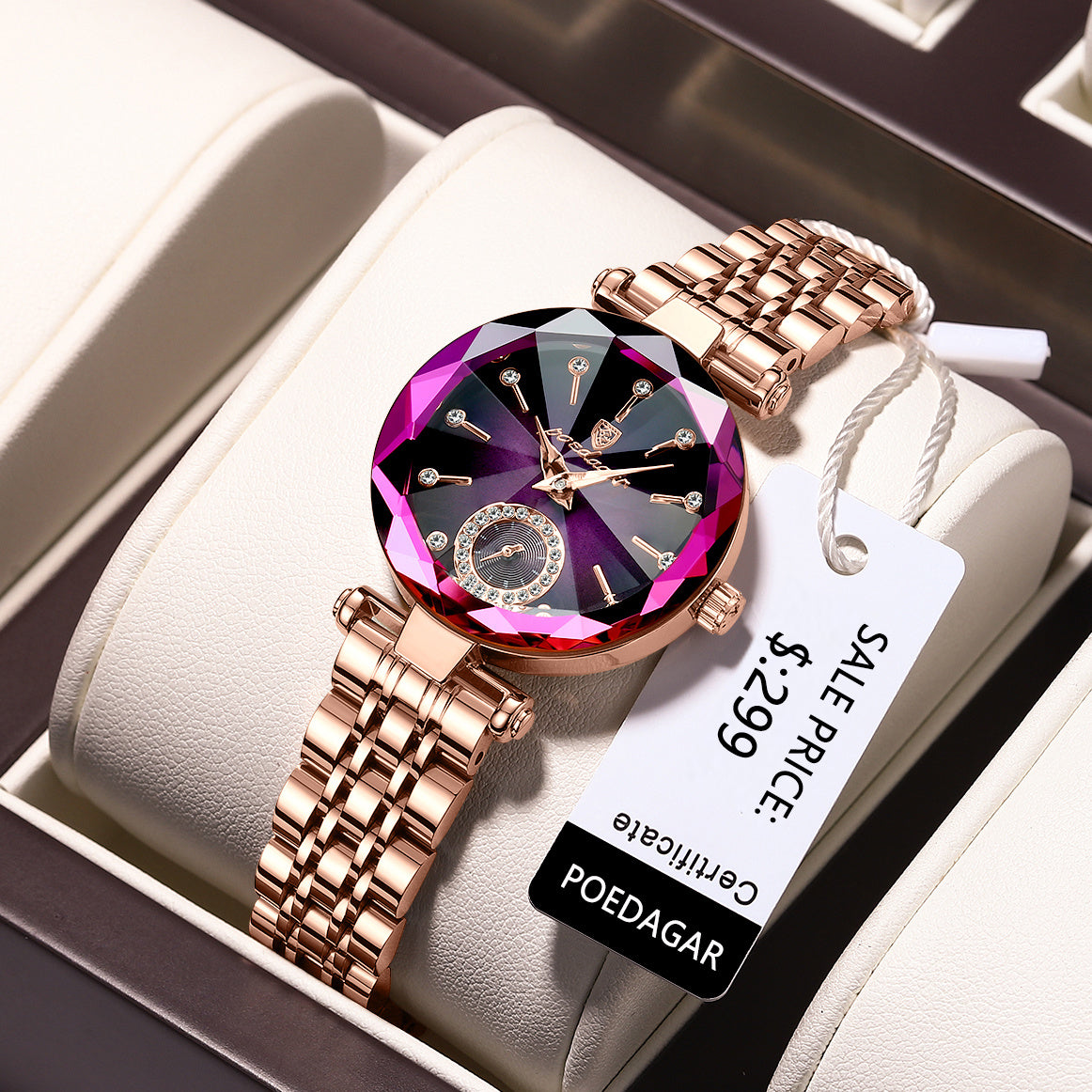 Casual Fashion Waterproof Quartz Watch Ladies, Gift For Mom