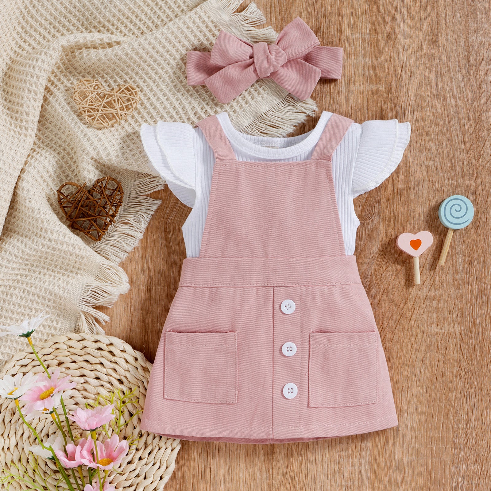 Baby/Toddler Girl 3pc Summer Outfits
