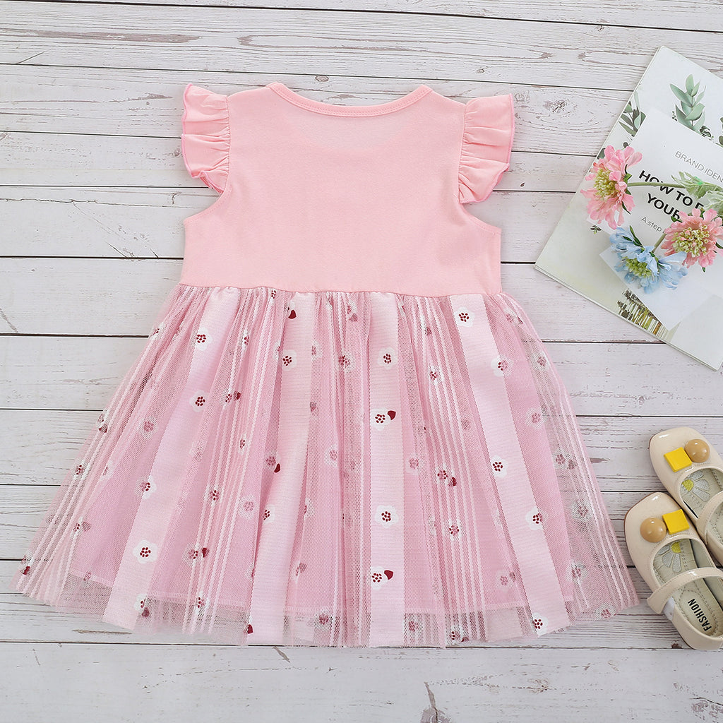 Easter Little Girls Cartoon Rabbit Princess Dress