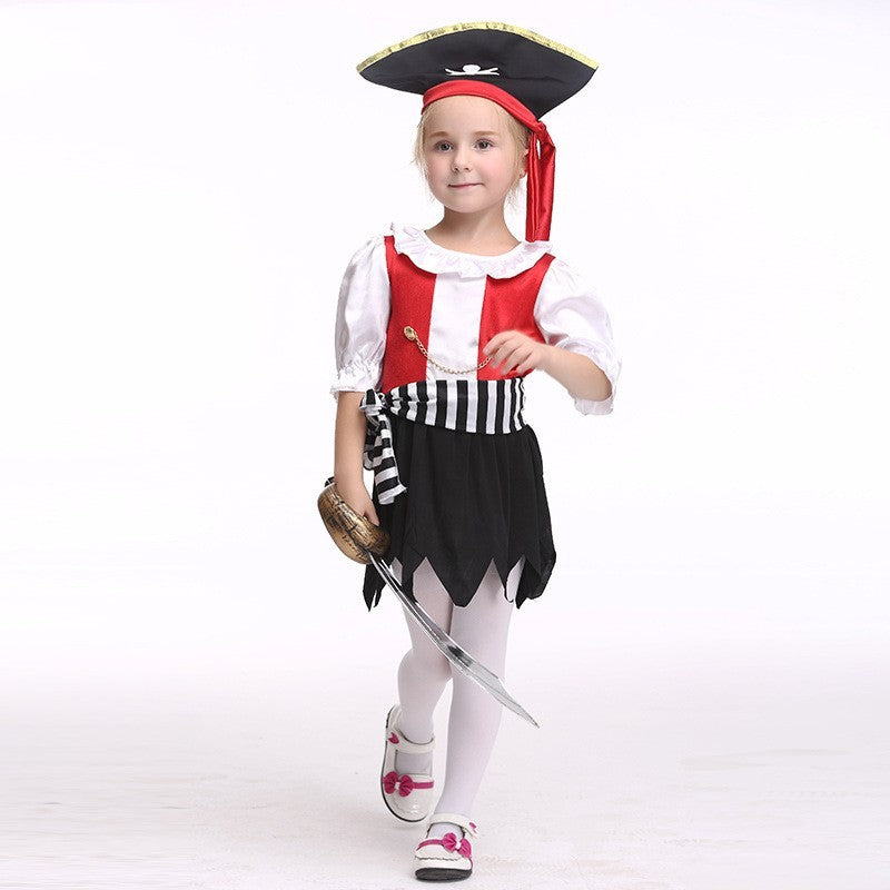 Halloween Girls' Pirate Costume